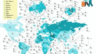 Los países con más días festivos y vacaciones pagadas en el mundo, reunidos en un solo mapa